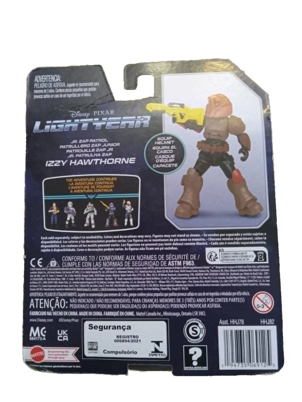 Mattel Disney Pixar's Lightyear, Izzy Hawthorne, Action Figure, Brand New-